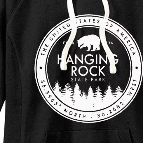 Hanging Rock State Park North Carolina Women's Fleece Hoodie