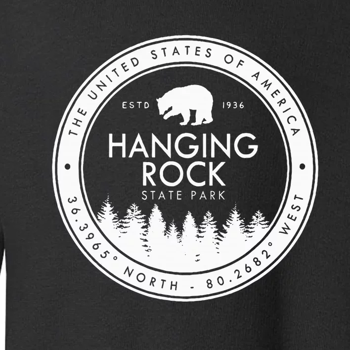 Hanging Rock State Park North Carolina Toddler Sweatshirt