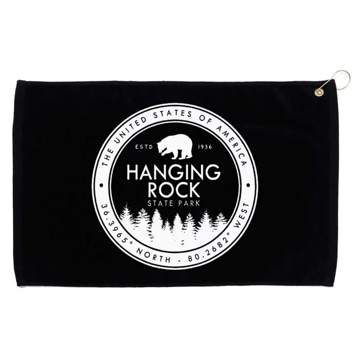 Hanging Rock State Park North Carolina Grommeted Golf Towel