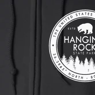 Hanging Rock State Park North Carolina Full Zip Hoodie