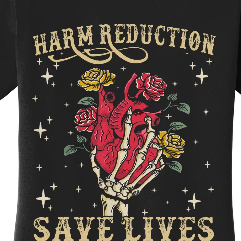 Harm Reduction Save Lives Skeleton Women's T-Shirt