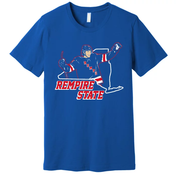 Hockey Rempire State New York Premium T-Shirt