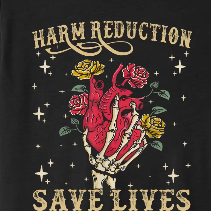 Harm Reduction Save Lives Skeleton ChromaSoft Performance T-Shirt