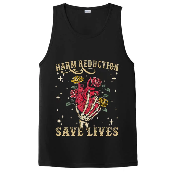 Harm Reduction Save Lives Skeleton Performance Tank