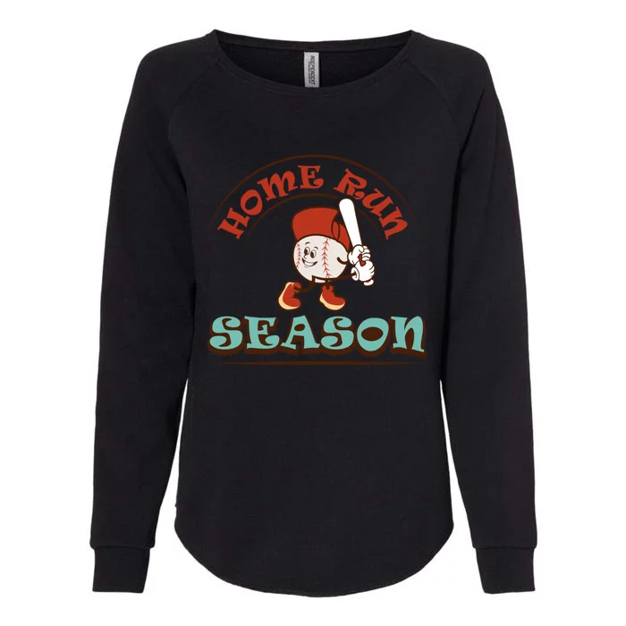 Home Run Season Perfect Gift For Siblings And Sports Fans Womens California Wash Sweatshirt