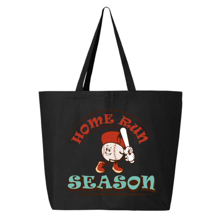 Home Run Season Perfect Gift For Siblings And Sports Fans 25L Jumbo Tote