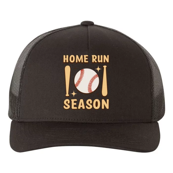 Home Run Season Perfect Gift For Baseball Enthusiasts Yupoong Adult 5-Panel Trucker Hat