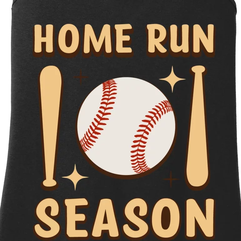 Home Run Season Perfect Gift For Baseball Enthusiasts Ladies Essential Tank