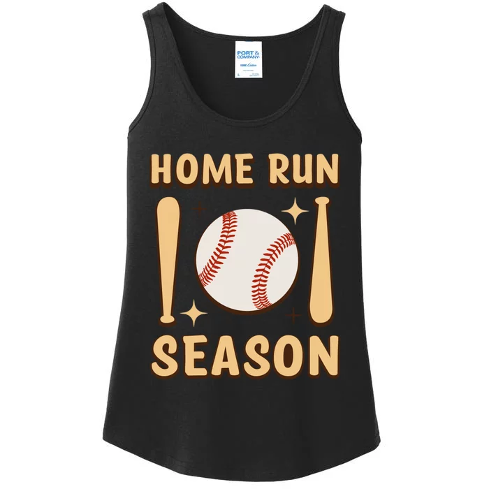 Home Run Season Perfect Gift For Baseball Enthusiasts Ladies Essential Tank