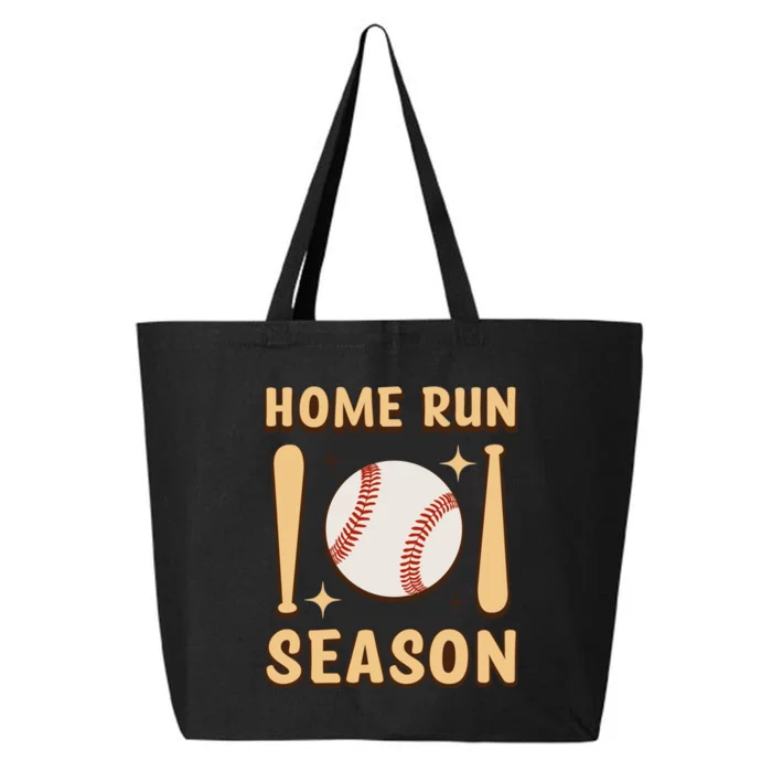 Home Run Season Perfect Gift For Baseball Enthusiasts 25L Jumbo Tote