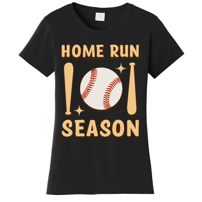 Home Run Season Perfect Gift For Baseball Enthusiasts Women's T-Shirt