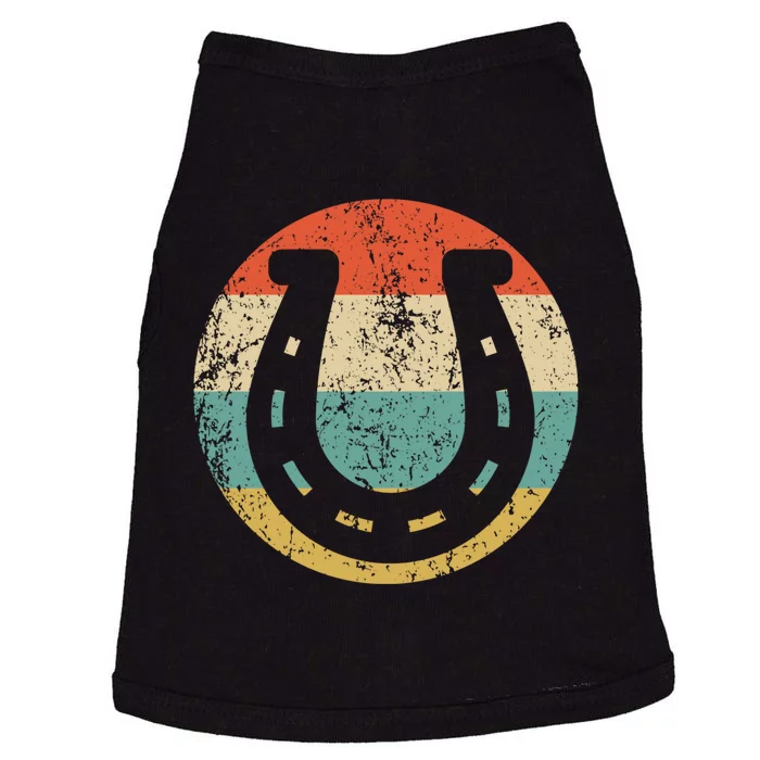 Horseshoe Retro Style Lucky Pullover Doggie Tank