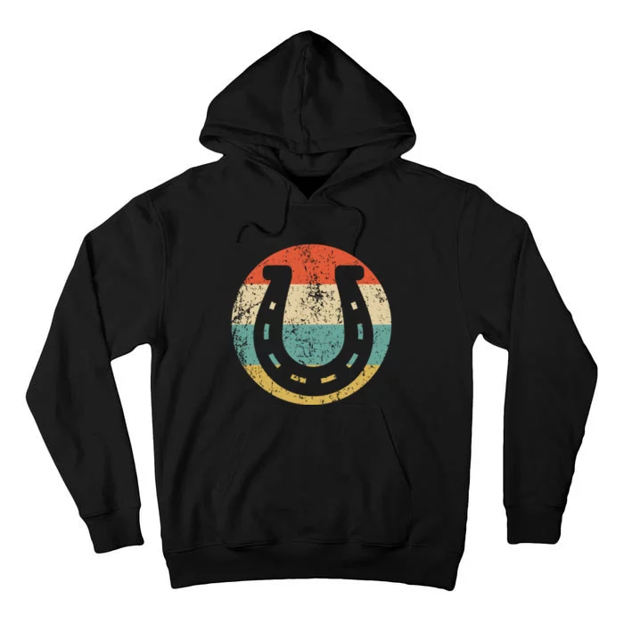 Horseshoe Retro Style Lucky Pullover Tall Hoodie