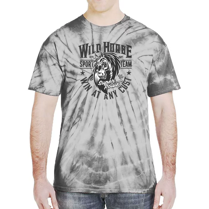 Horse Racing Sport Tie-Dye T-Shirt