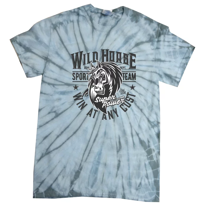 Horse Racing Sport Tie-Dye T-Shirt