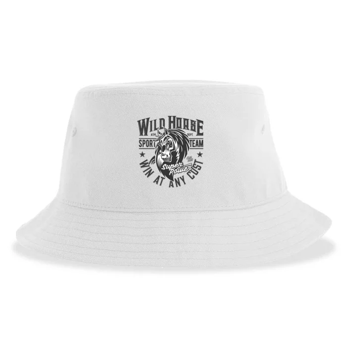 Horse Racing Sport Sustainable Bucket Hat