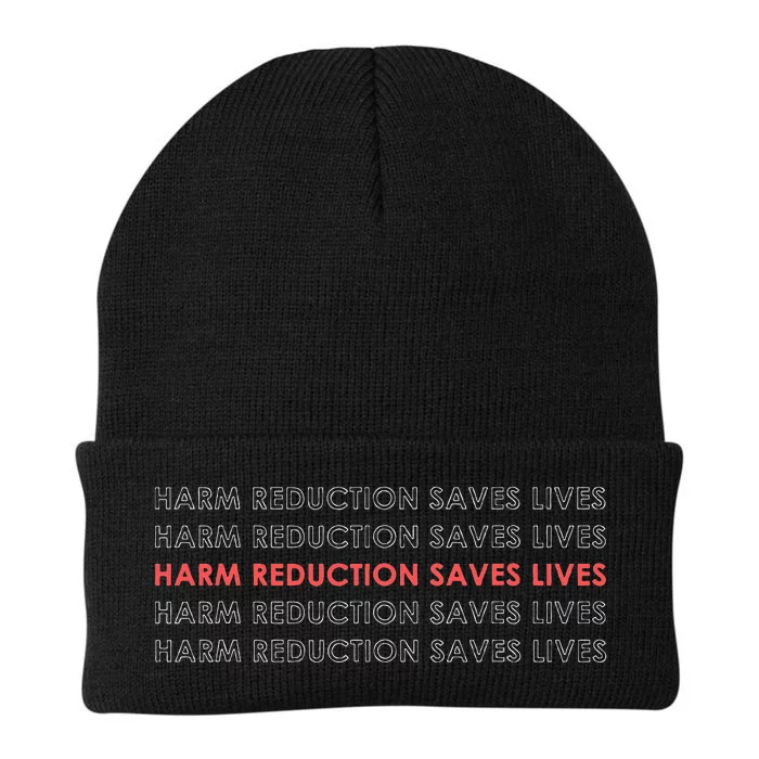 Harm Reduction Saves Lives Knit Cap Winter Beanie