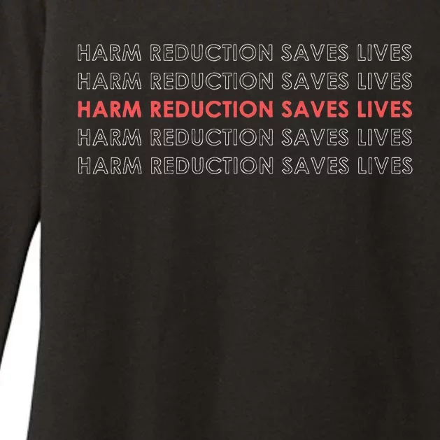 Harm Reduction Saves Lives Womens CVC Long Sleeve Shirt