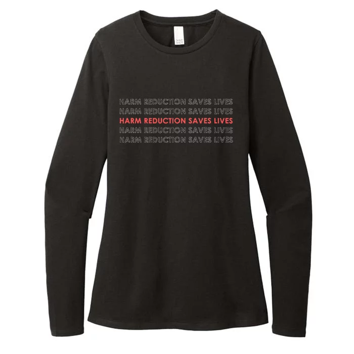 Harm Reduction Saves Lives Womens CVC Long Sleeve Shirt