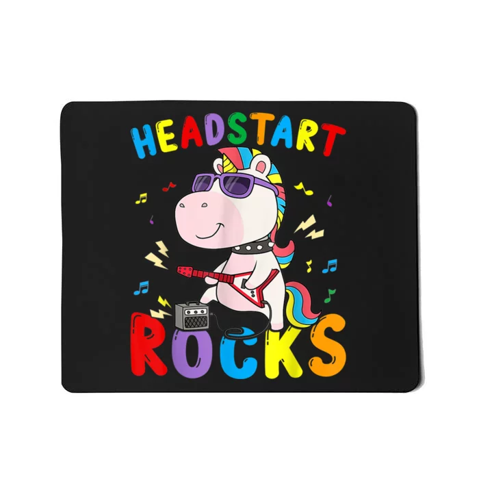 Headstart Rocks Unicorn Kids Back To School Mousepad