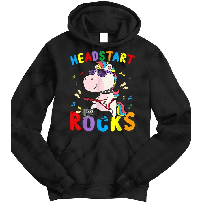 Headstart Rocks Unicorn Kids Back To School Tie Dye Hoodie