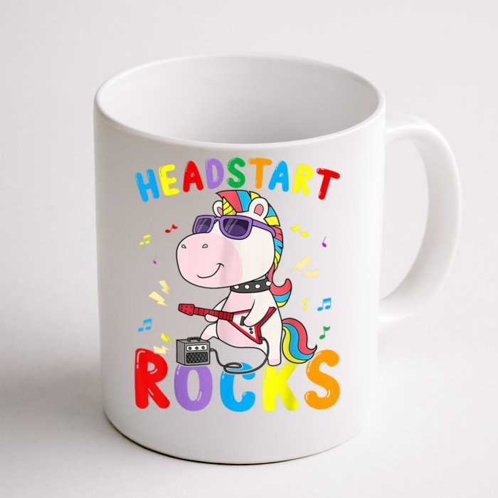 Headstart Rocks Unicorn Kids Back To School Front & Back Coffee Mug