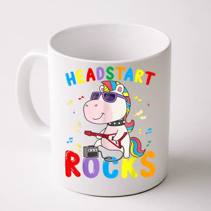 Headstart Rocks Unicorn Kids Back To School Front & Back Coffee Mug