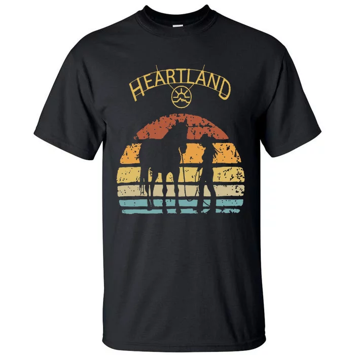 Heartland Retro Vintage Sunset Tall T-Shirt