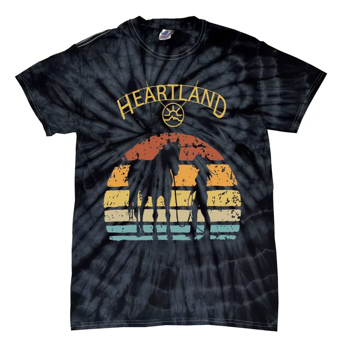 Heartland Retro Vintage Sunset Tie-Dye T-Shirt