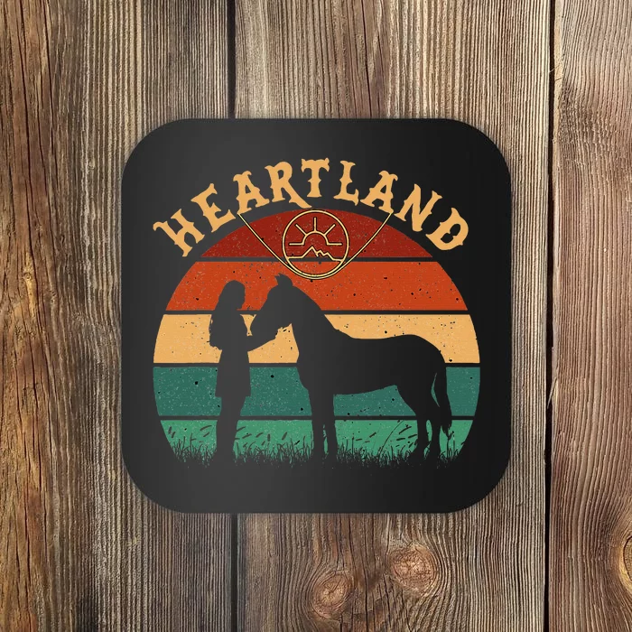 Heartland Retro Vintage Sunset Coaster