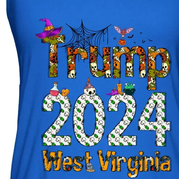 Halloween Reelect Vote For Donald Pro Trump Republican Gift Ladies Essential Flowy Tank