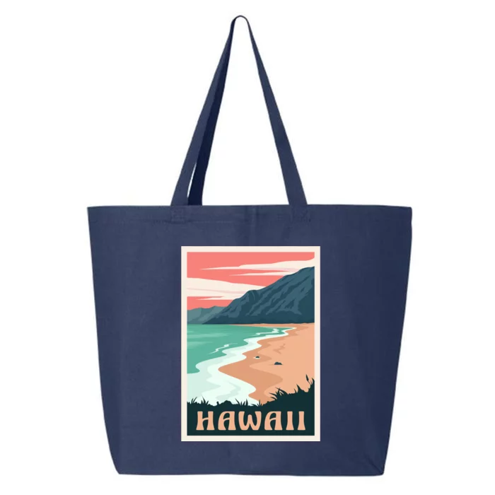 Hawaii Retro Vintage 25L Jumbo Tote