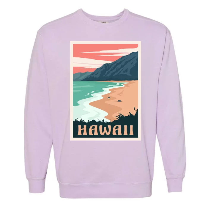 Hawaii Retro Vintage Garment-Dyed Sweatshirt