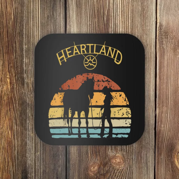 Heartland Retro Vintage Sunset Coaster