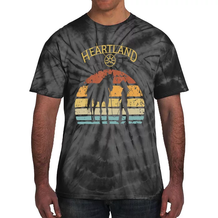 Heartland Retro Vintage Sunset Tie-Dye T-Shirt