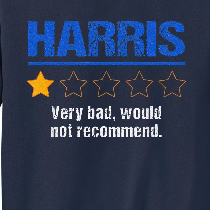 Harris Rating Very Bad Would Not Recommend Sweatshirt