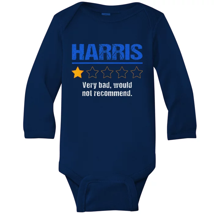 Harris Rating Very Bad Would Not Recommend Baby Long Sleeve Bodysuit