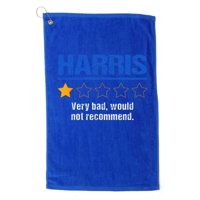 Harris Rating Very Bad Would Not Recommend Platinum Collection Golf Towel