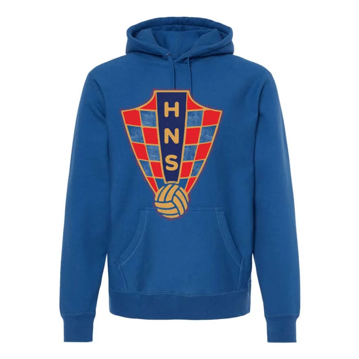 Hrvatska Croatia Croatian National Soccer Premium Hoodie