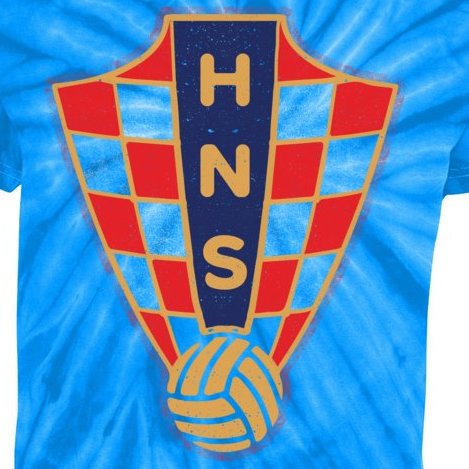 Hrvatska Croatia Croatian National Soccer Kids Tie-Dye T-Shirt