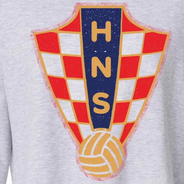 Hrvatska Croatia Croatian National Soccer Cropped Pullover Crew