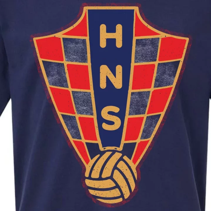 Hrvatska Croatia Croatian National Soccer Sueded Cloud Jersey T-Shirt