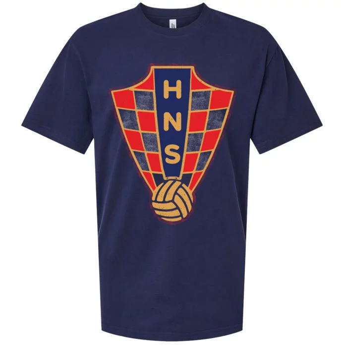 Hrvatska Croatia Croatian National Soccer Sueded Cloud Jersey T-Shirt