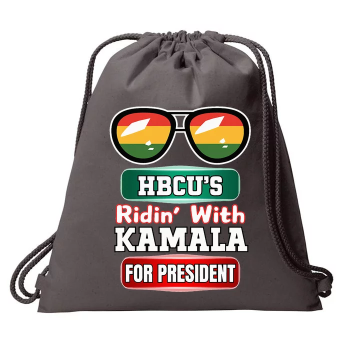 Hbcu Ridin With Kamala Historical HbcuS United 2024. Hbc Drawstring Bag