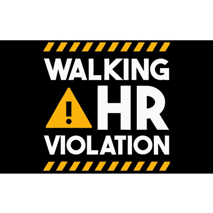 Human Resources Walking Hr Violation Bumper Sticker