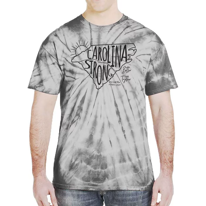 Hurricane Relief Western Nc Victims Of Hurricane Helene Tie-Dye T-Shirt