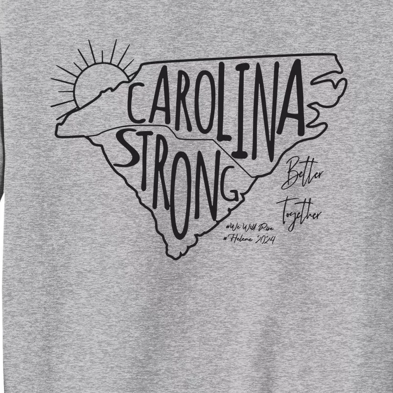 Hurricane Relief Western Nc Victims Of Hurricane Helene Tall Sweatshirt