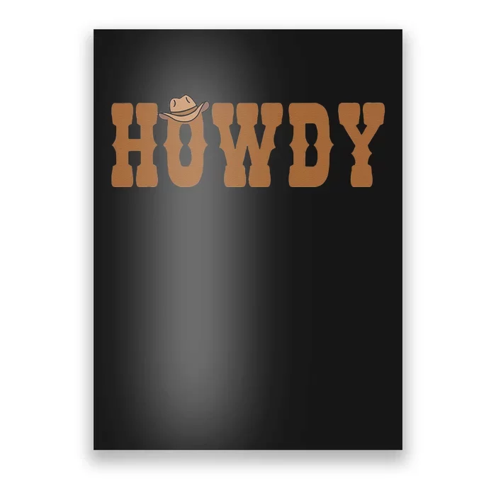 Howdy Rodeo Western Country Southern Poster