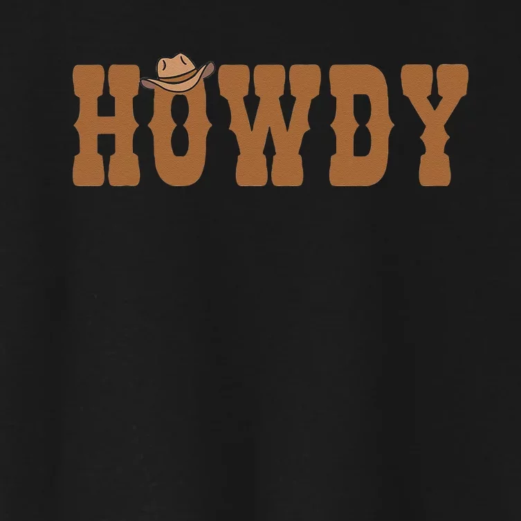 Howdy Rodeo Western Country Southern Women's Crop Top Tee