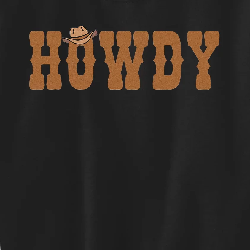 Howdy Rodeo Western Country Southern Kids Sweatshirt